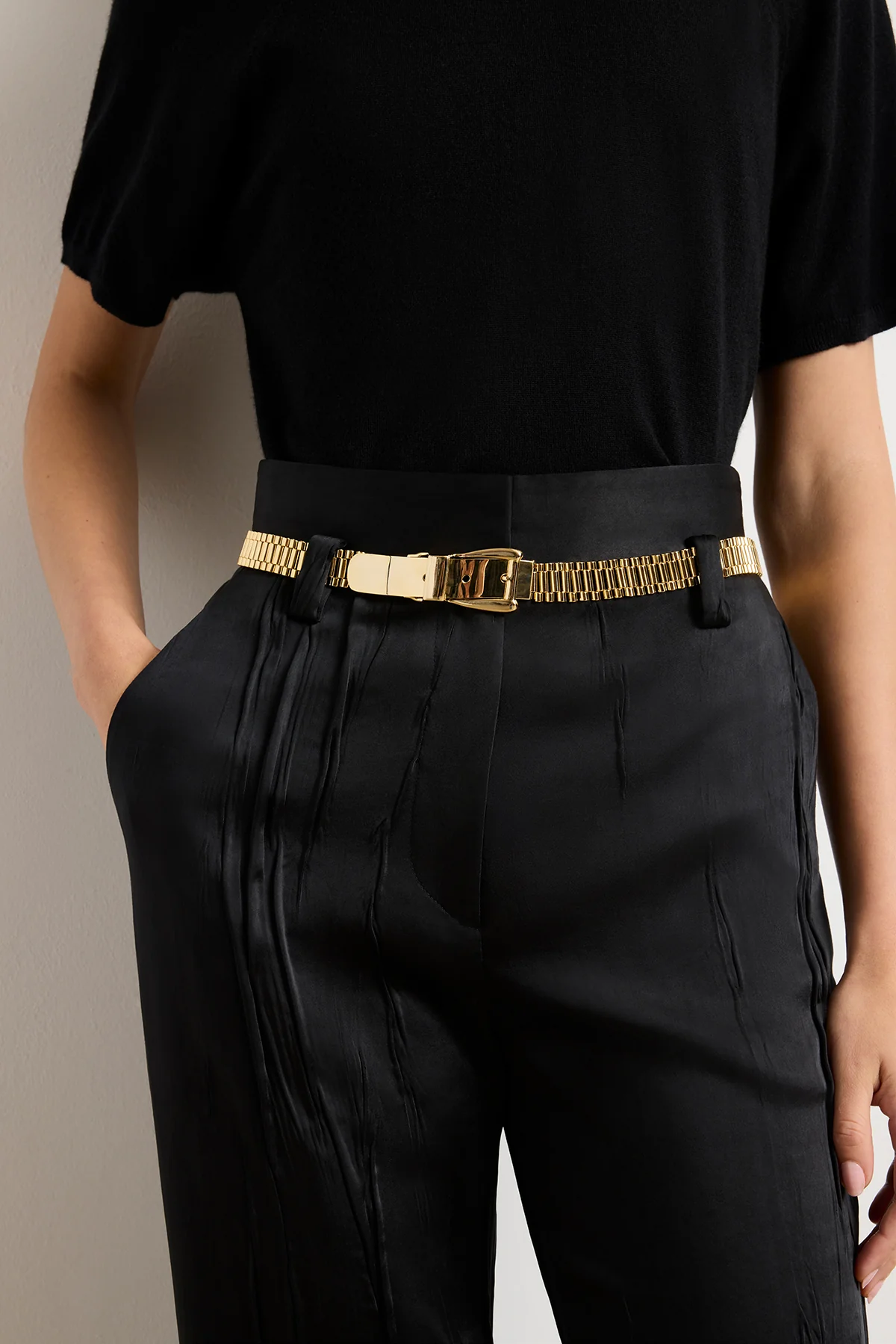 The Celeste Watch Belt in Gold - Image 3