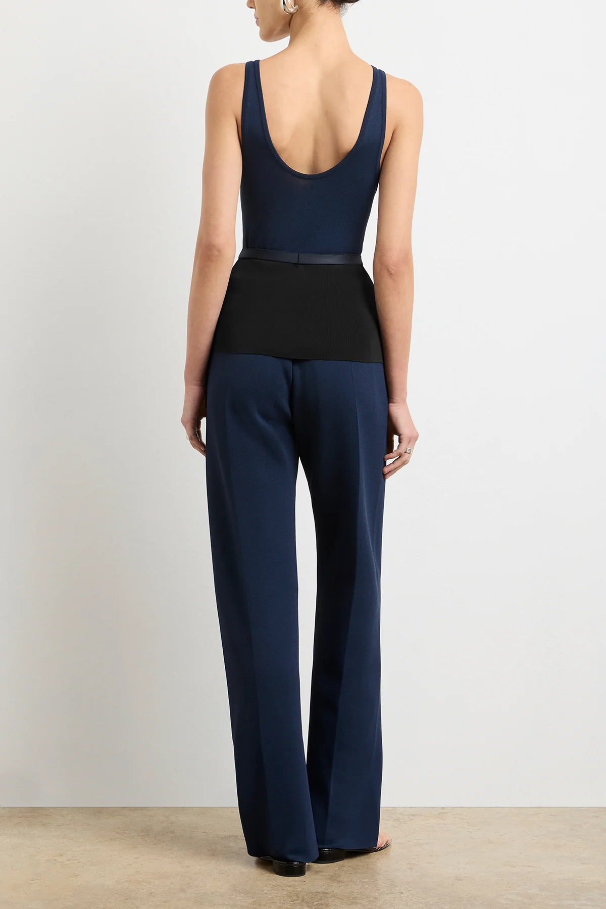The Julia Tank in Navy and Black - Image 3