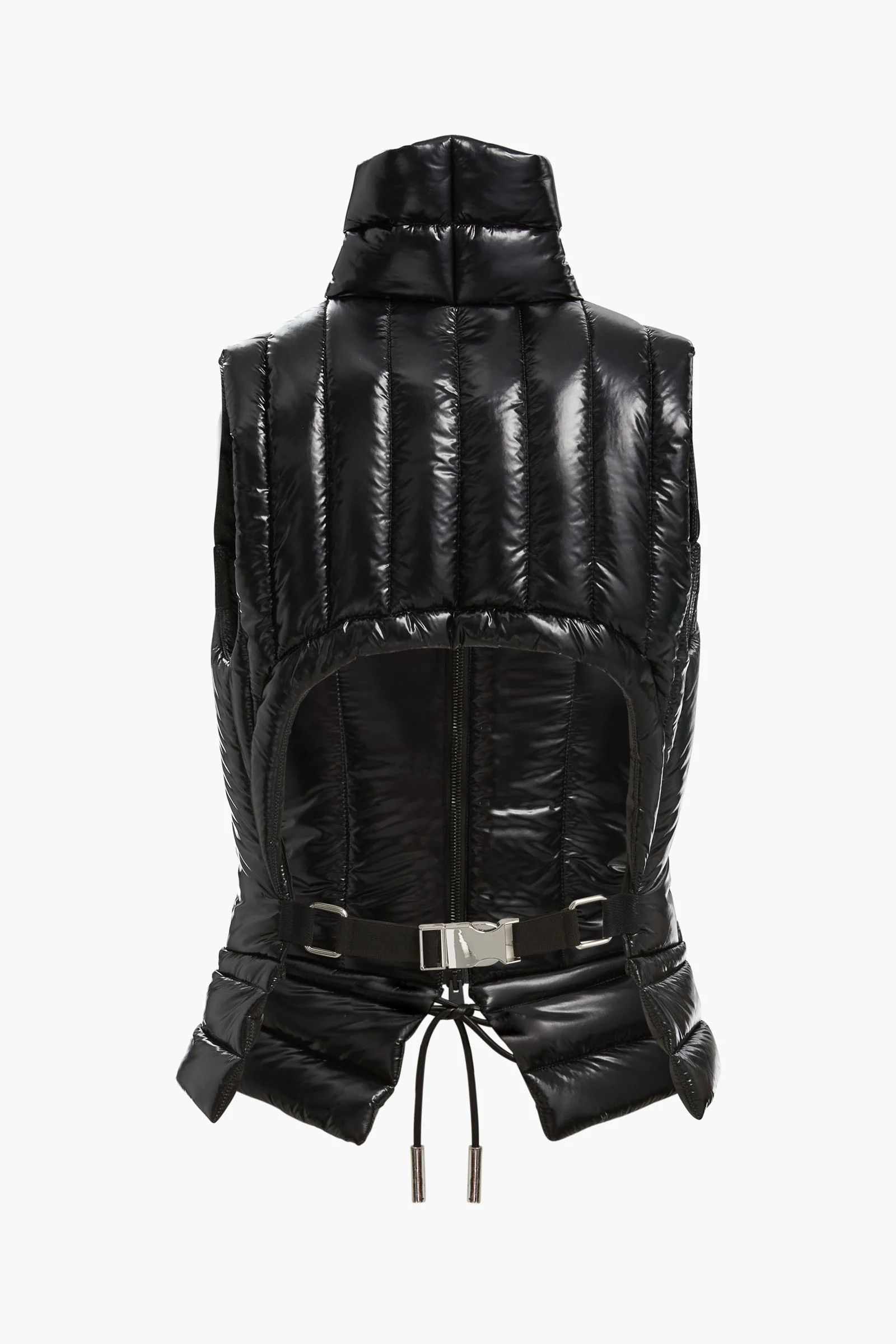 The Maria Water Resistant Padded Gillet in Black - Image 4