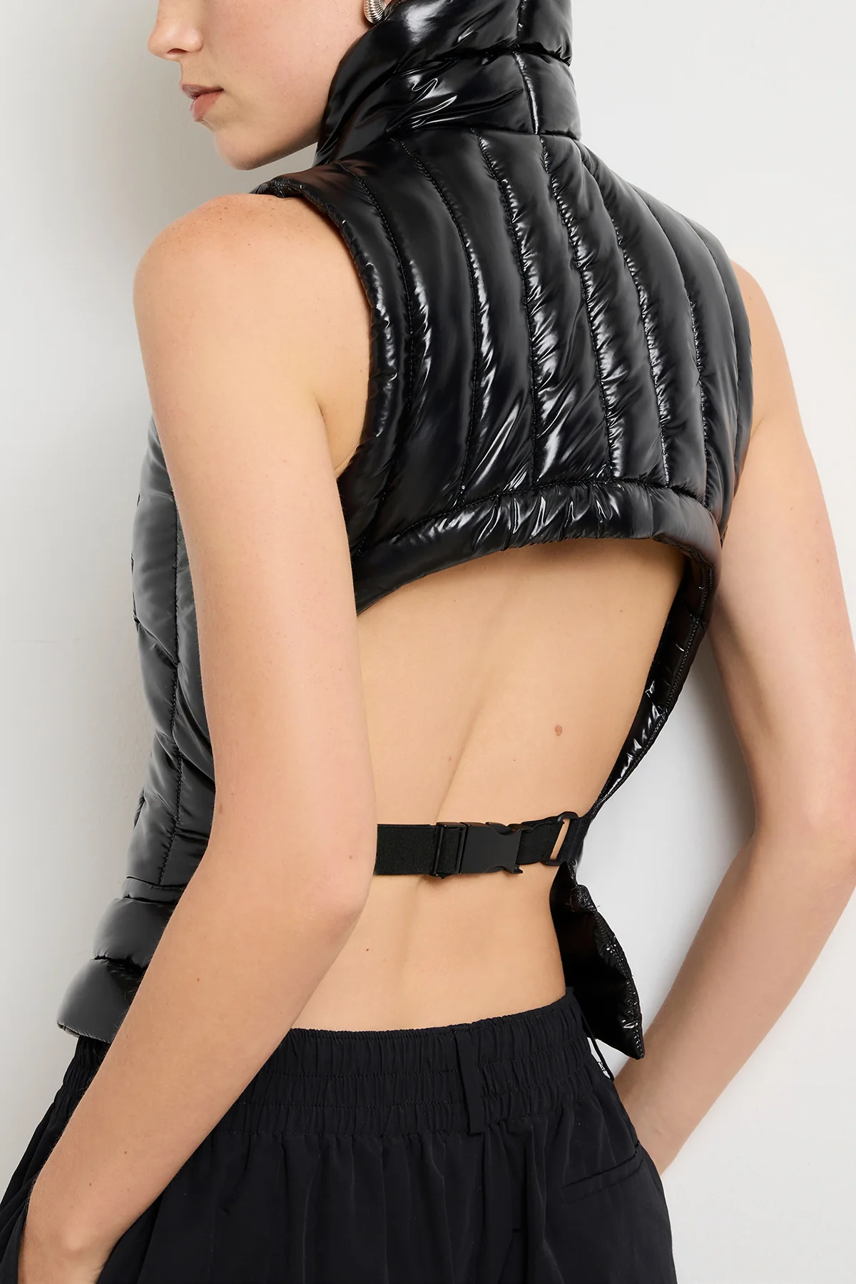 The Maria Water Resistant Padded Gillet in Black - Image 6